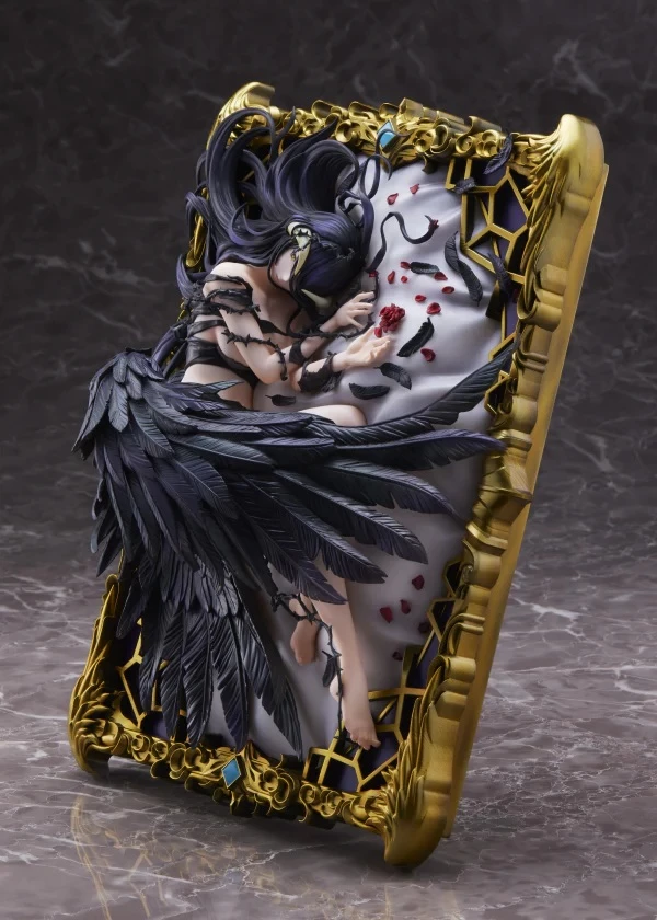 Figurinë koleksionuese Square Enix Albedo Ending Ver. (Art by so-bin) 1/7, PVC/ABS, 27×20×17 cm, e zezë/artë