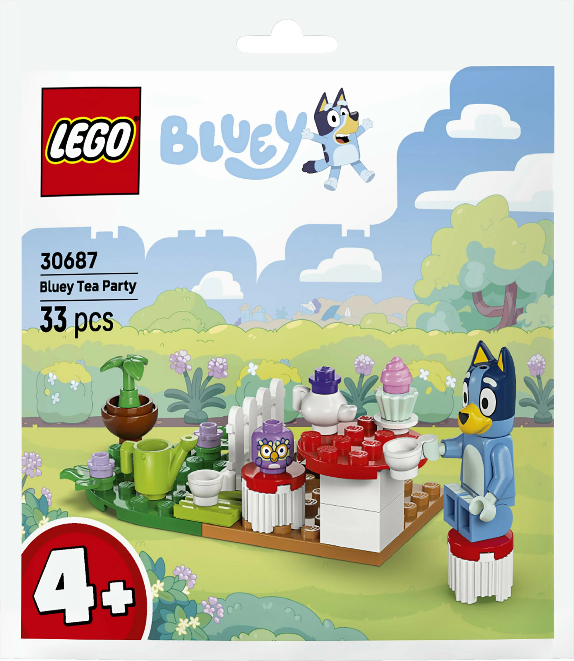 Set ndërtimi LEGO Bluey Tea Party 30687, 33 copë, 4+, multikolor