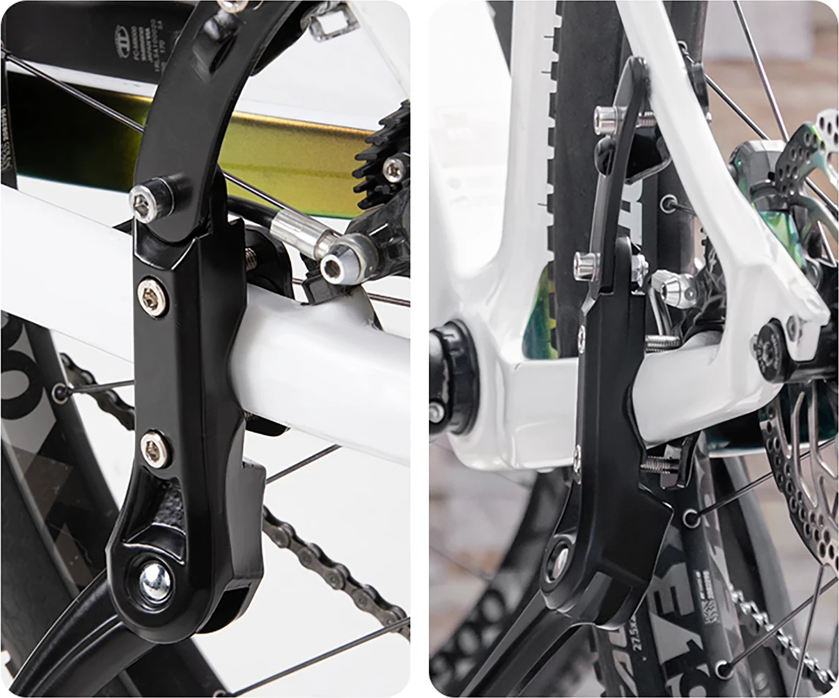 këmbë biçiklete e rregullueshme, Wozinsky, WSR-01, për rrota 24-29", kënd i rregullueshëm, bazë antirrëshqitje, aliazh alumini, e zezë