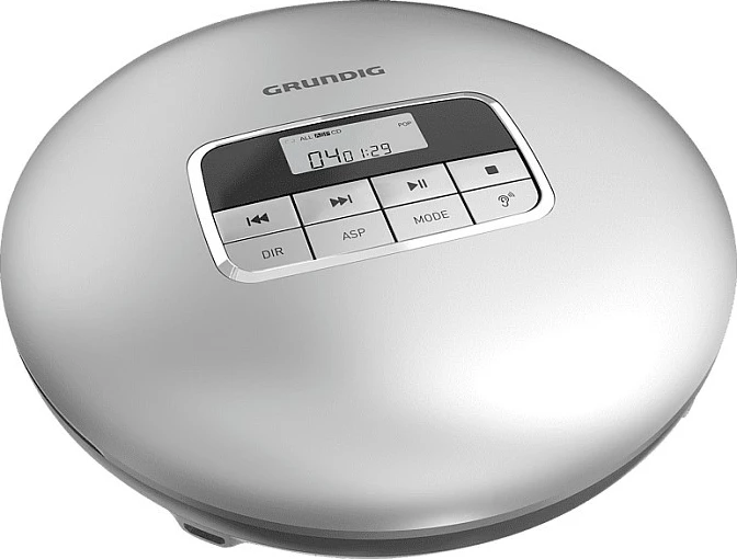 CD player personal Grundig GCP1020, MP3/WMA, LCD, i bardhë