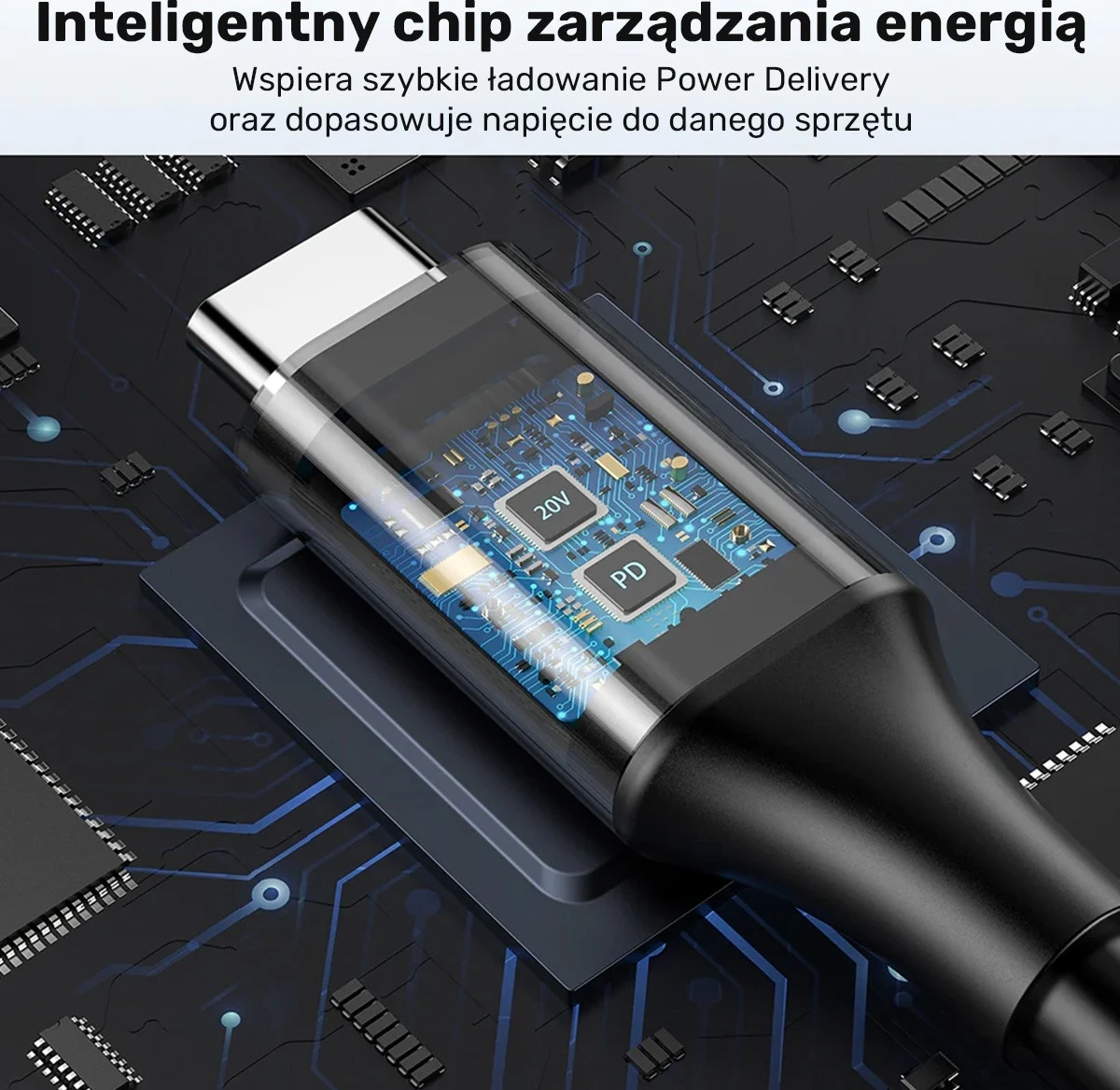 Kablli i Energjisë për Lenovo Unitek, 65W USB-C - DC4,0mm, ngjyrë e zezë