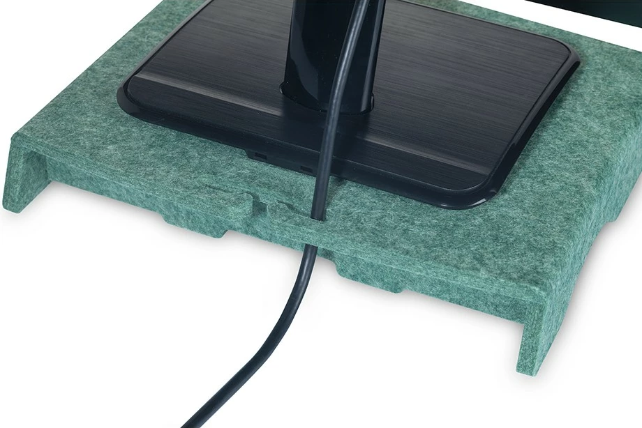 Stendë monitori BakkerElkhuizen Q-Riser 50 Circular, 10-30 inç, 10 kg, e gjelbër