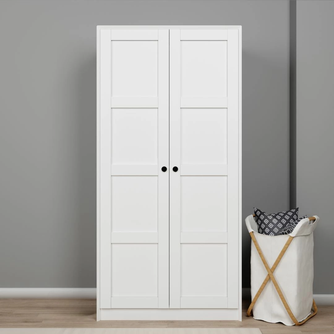 Dollap rrobash Skye Decor, i bardhë, Lucas 1600-85