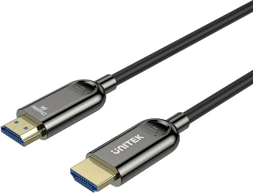 Kabllo HDMI optike UNITEK C11085GY01-10M, 10m, e zezë