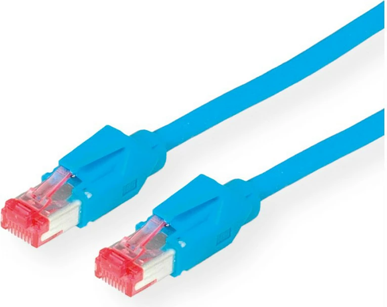 Kabllo LAN SECOMP CU 7702 flex LSOH, Cat6 S/FTP, 2 m, RJ45-RJ45, blu