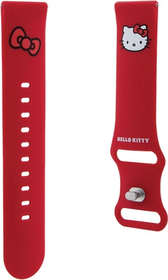 Rrip smartwatch Hello Kitty Silicone Kitty Head, 22mm, i kuq