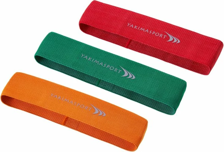 Shiritë rezistence Yakima Sport Flex Band 100547, set prej 3 copë, shumëngjyrëshe