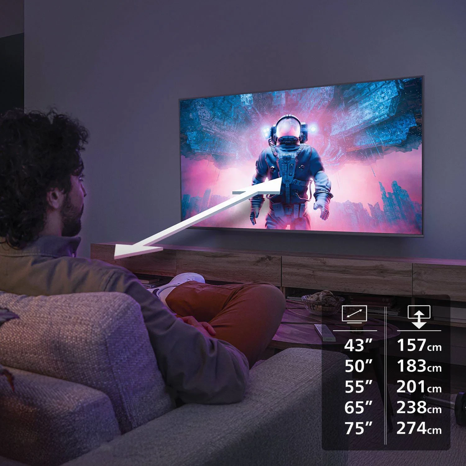 Televizor Philips 43PUS7000/12 43" 4K UHD LED Smart HDR10+ HDMI 2.1 VRR Dolby Atmos