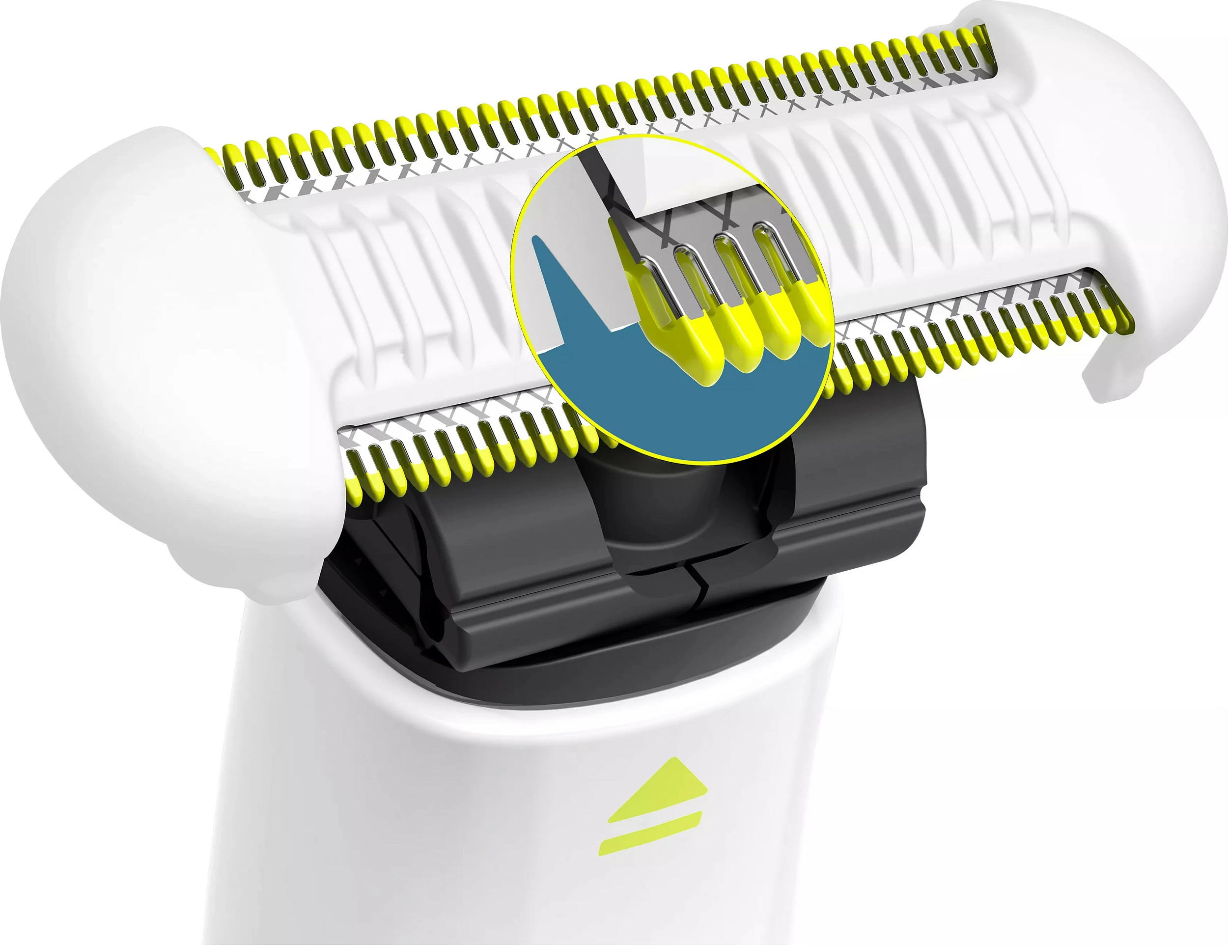 Tehë zëvendësuese për makinё rroje Philips OneBlade QP229/52, 2 copë, bardhë/verdha
