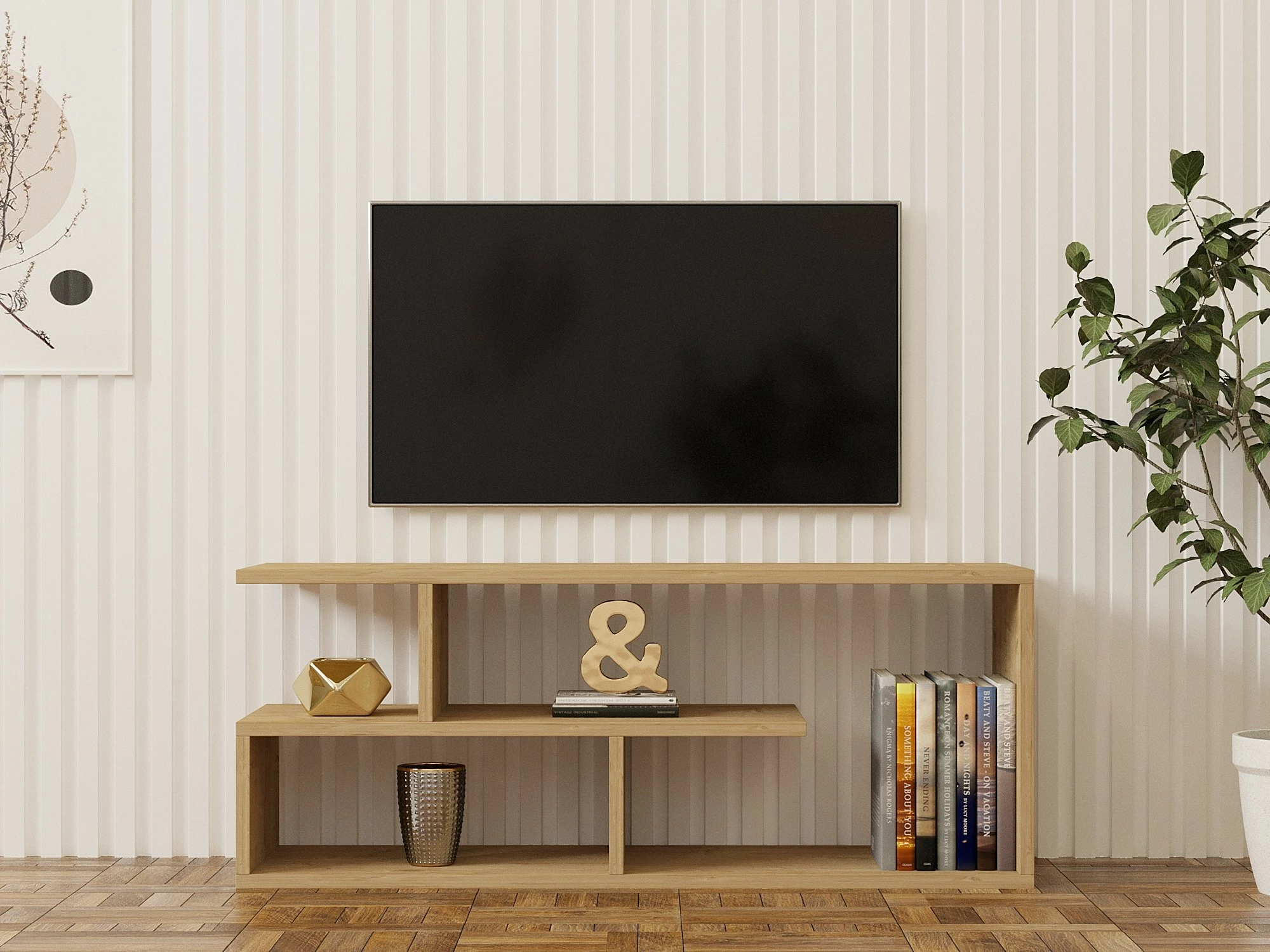 Komodë TV Hanah Home, Cafu - Sapphire