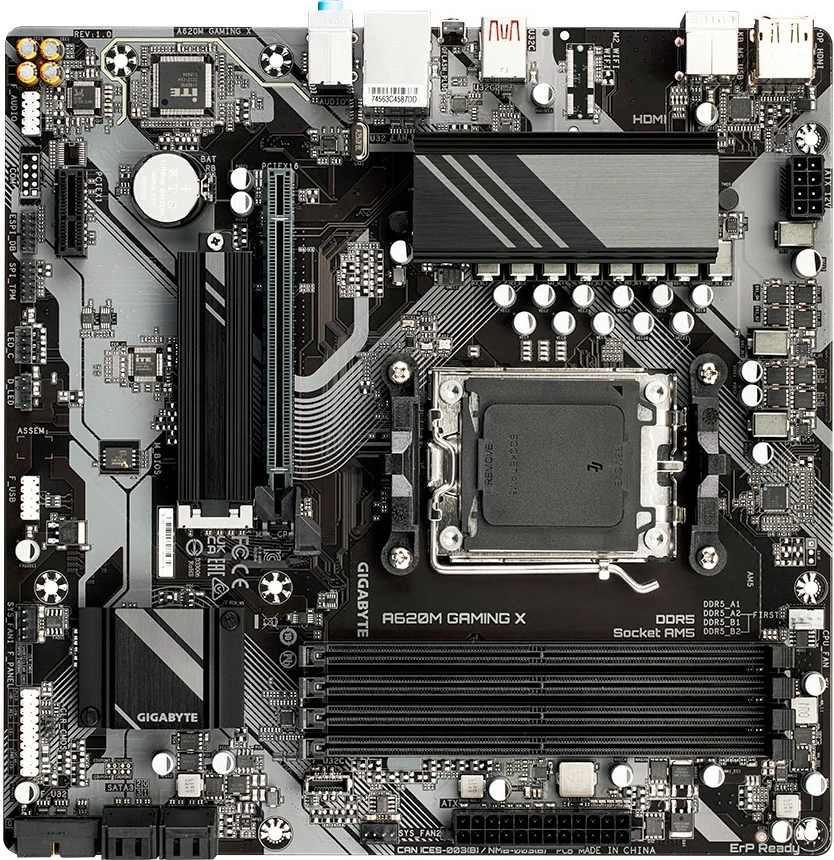 Pllakë amë Gigabyte A620M GAMING X, Socket AM5, micro ATX, 4 DDR5