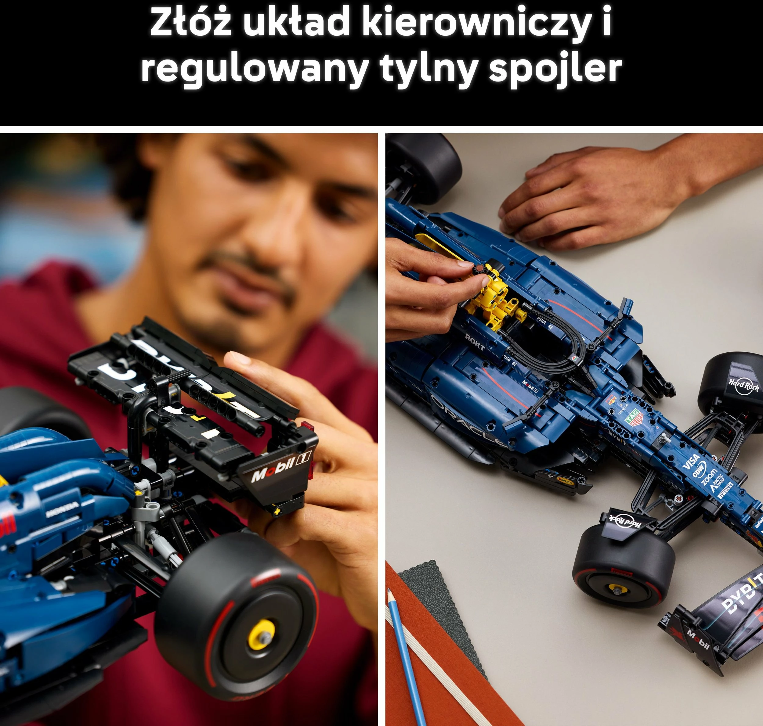 Set LEGO Technic bolid F1 Oracle Red Bull Racing RB20 42206, 1:8, 1639 copë, 18+, blu