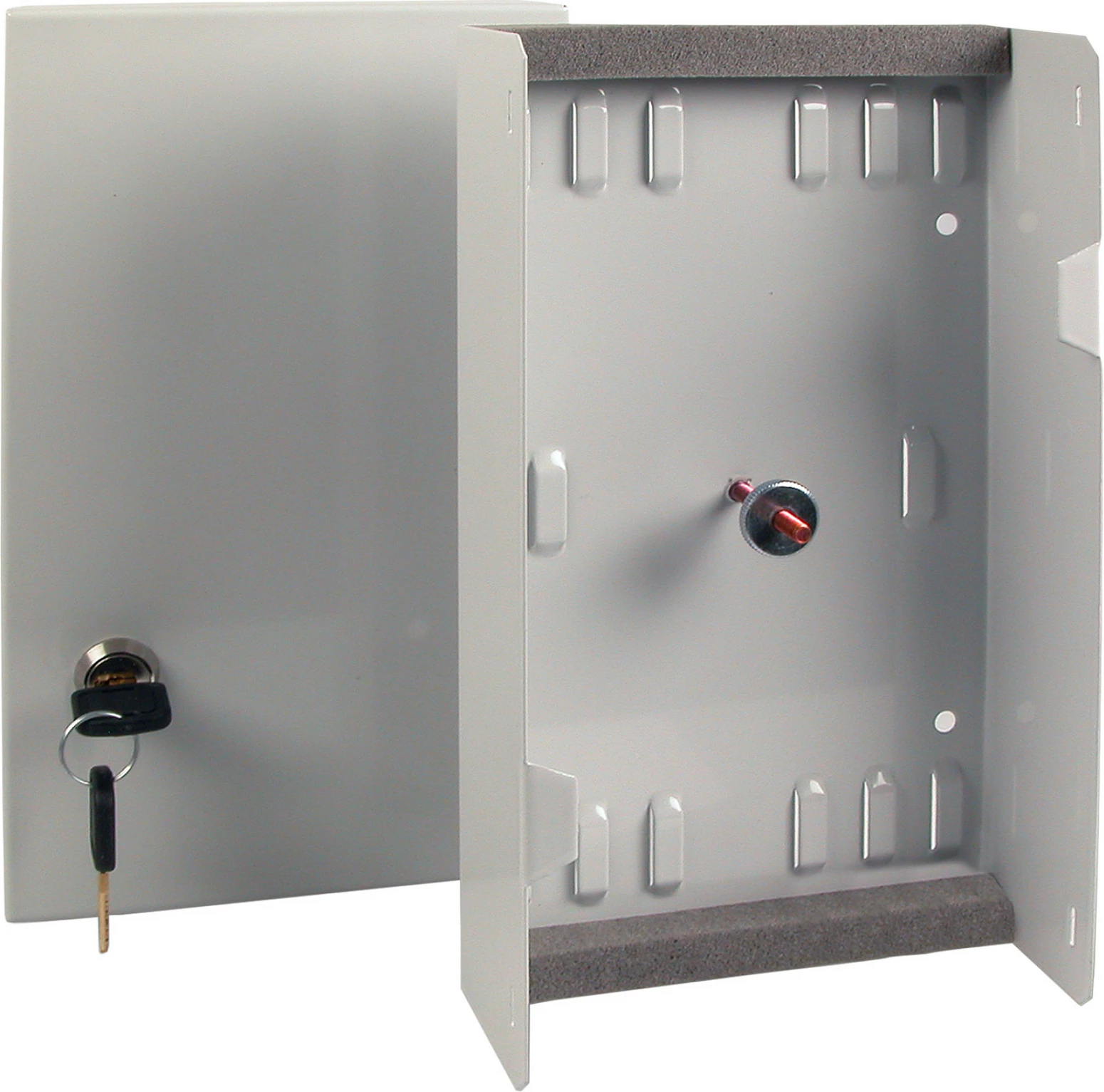Kuti splice fibër optike EFB Elektronik Spleibox Kompakt Set LC, 265x150x55mm, RAL 7035 gri