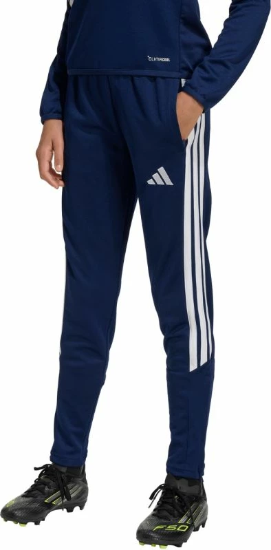Pantallona sportive për fëmijë adidas, të kaltërta