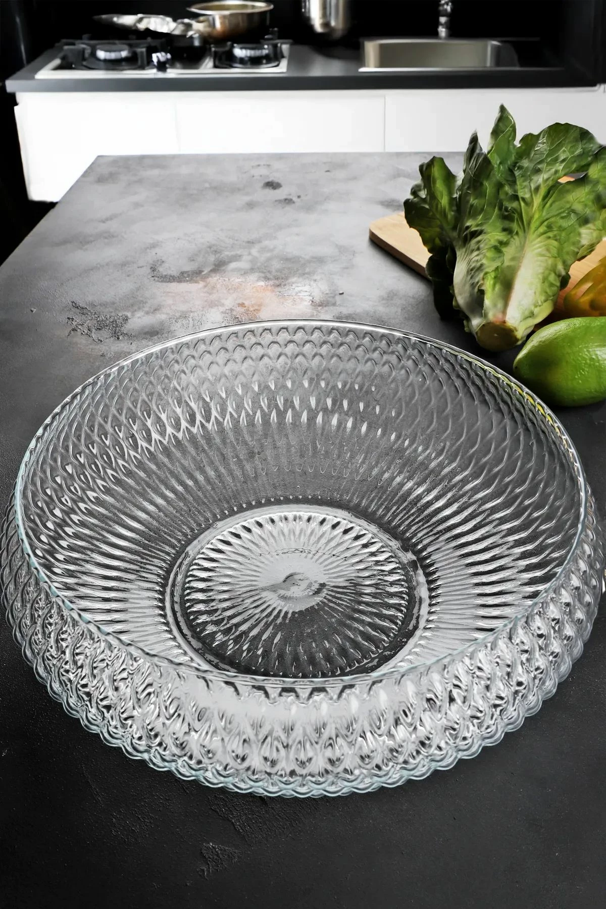 Enë sallate prej qelqi, Hermia Concept, Bade-Tokyo, 26cm