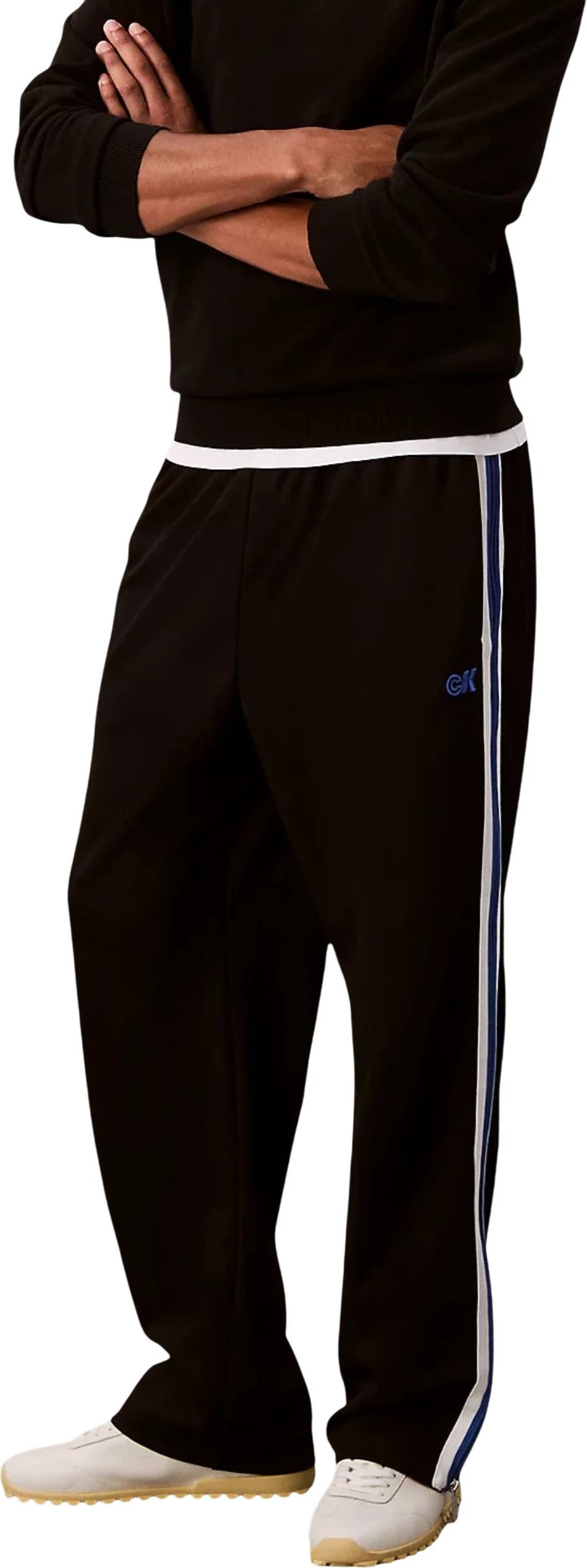 Pantallona sportive për meshkuj Calvin Klein Jeans LV04RC233G, të zeza