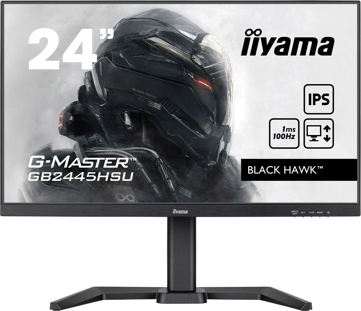 Monitor iiyama G-MASTER GB2445HSU-B2, 23.8", Full HD, Gaming, i zi