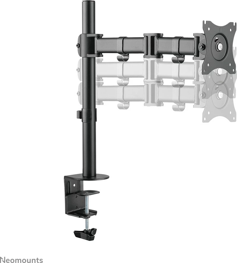 Krah monitori Neomounts NM-D135BLACK, për tavolinë, 10-27 inç, rregullim lartësie, ngjyrë e zezë