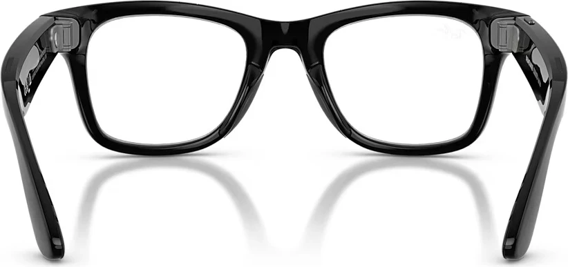 Syze smart Ray-Ban Meta Wayfarer Gen 2 RW4012 32GB 155/53 (Large), Transitions Graphite Green, Shiny Black