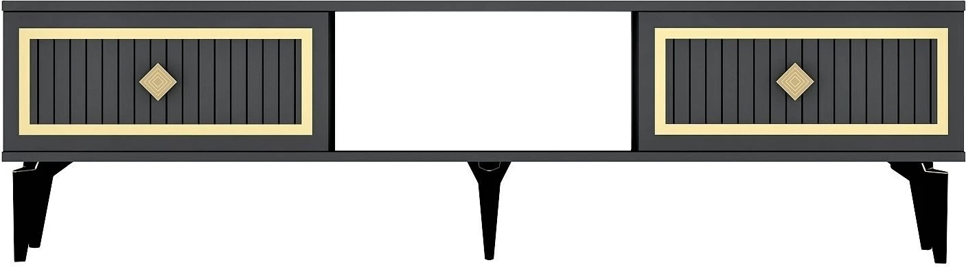 Komodë TV Hanah Home, Nil, anthracite dhe ari