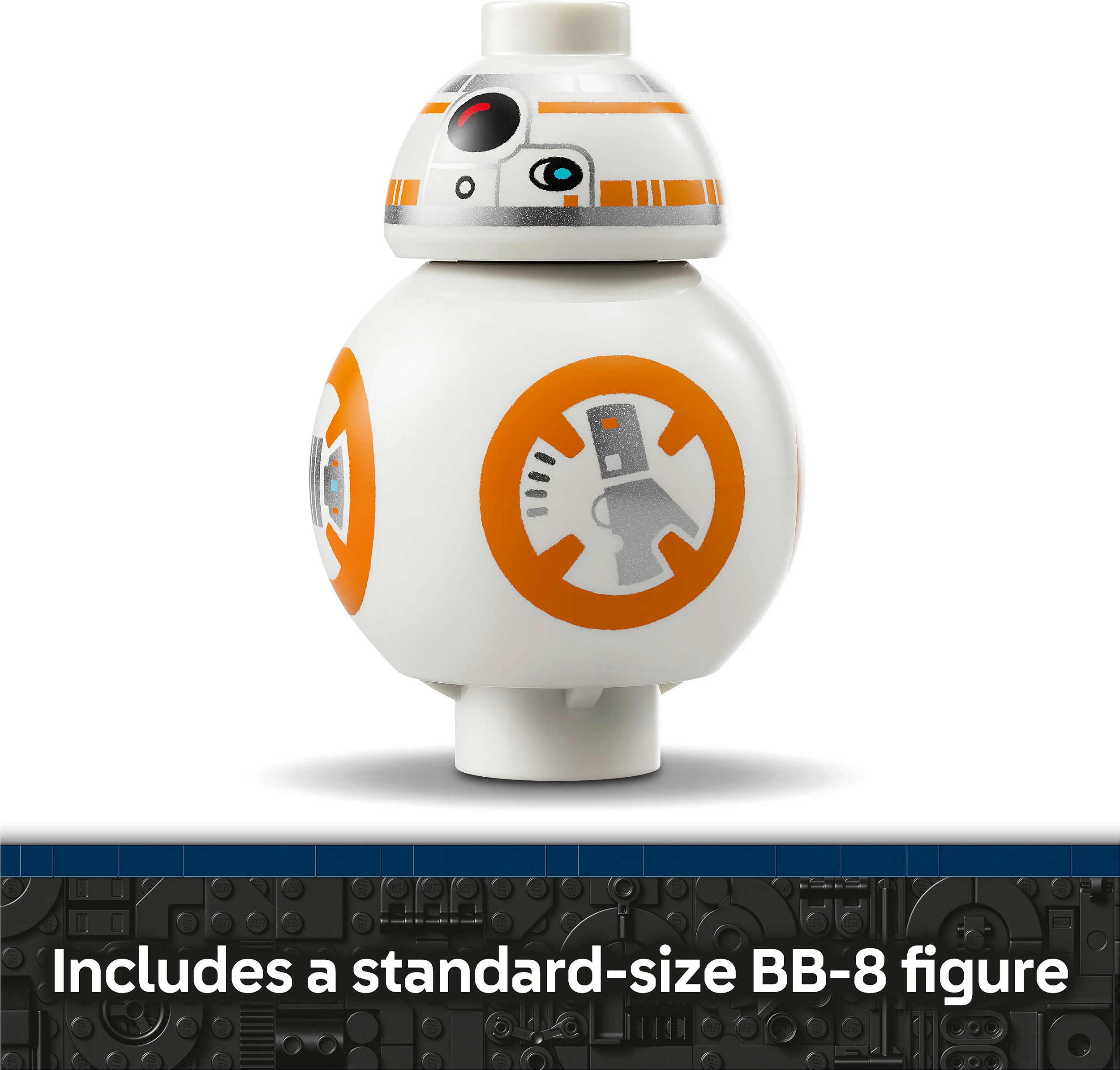 Set ndërtimi LEGO Star Wars BB-8 Astromech Droid 75452, 569 copa, 10+ vjeç, multikolor