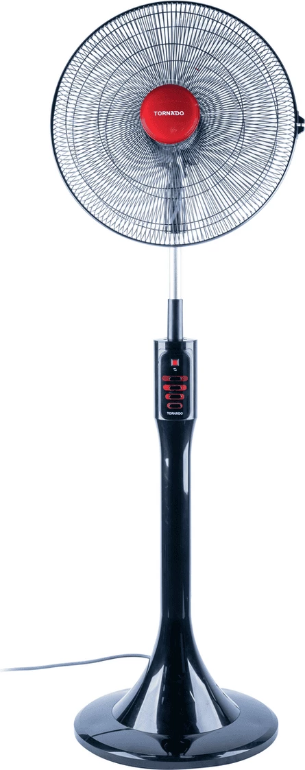 Ventilator me këmbë, Tornado, EFS-111M, 3 shpejtësi, standard, e kuqe mbi të zezë