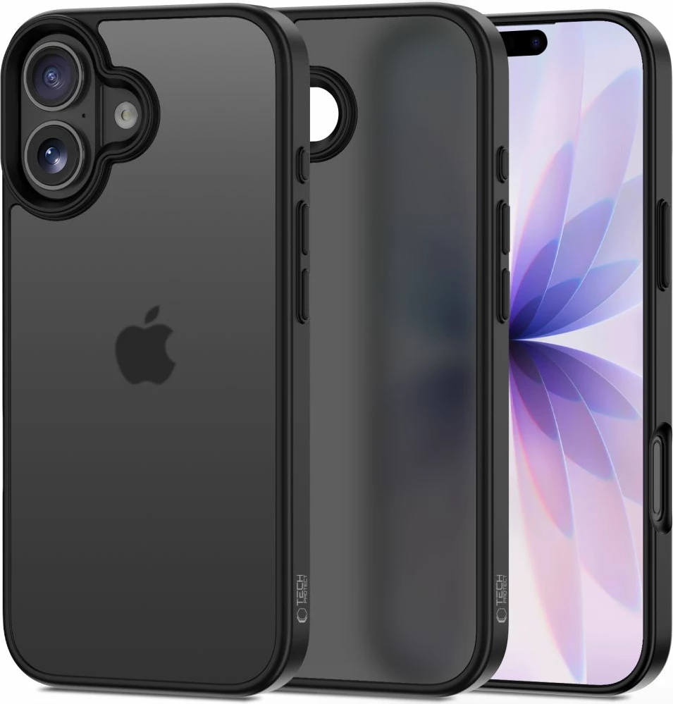 Mbështjellës Tech-Protect MagMat për iPhone 17, TPU/PC, e zezë matte, 1 copë