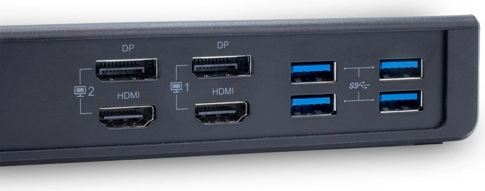 Docking station Terra D TERRA MOBILE 800, USB-C/A, 135W, e zezë