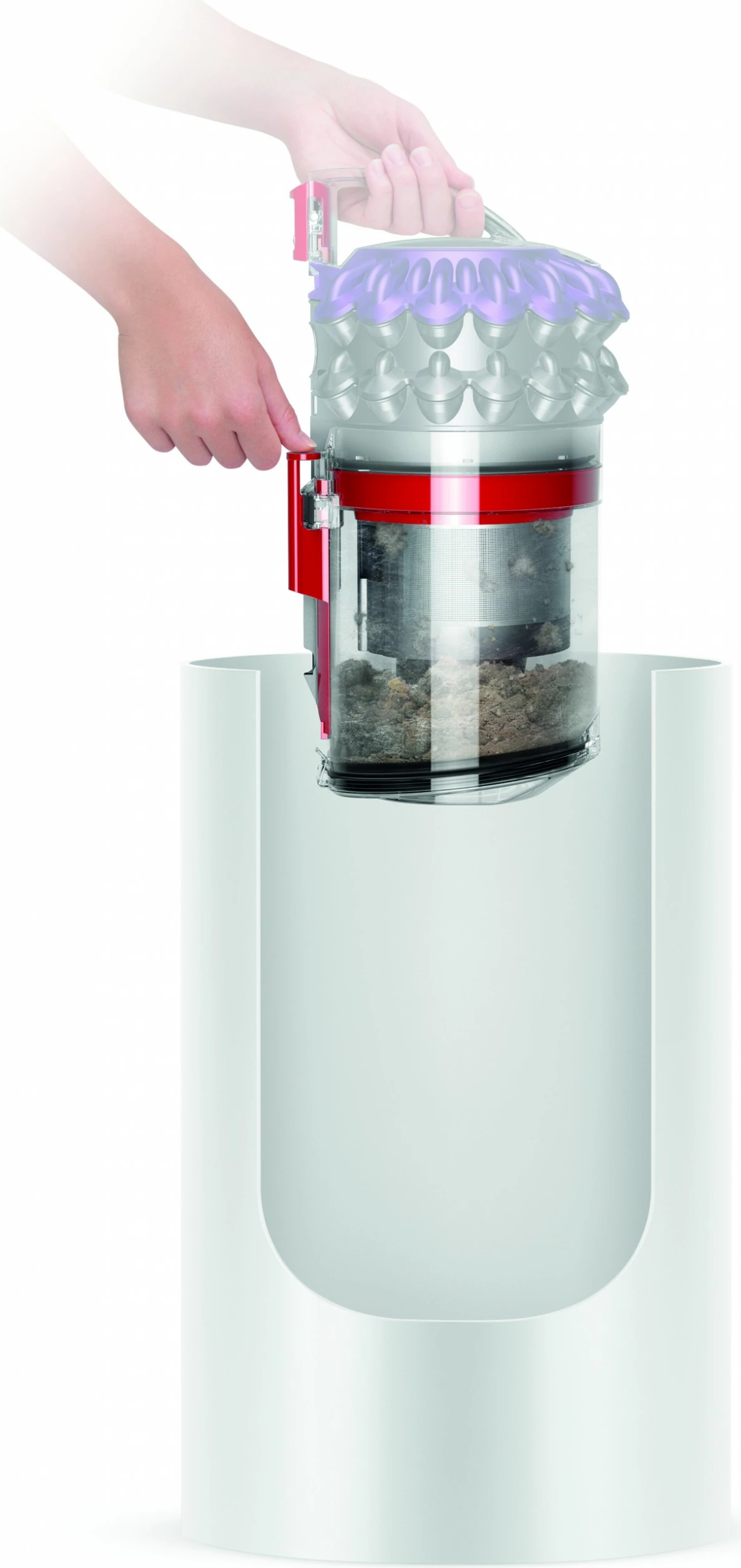 Fshesë me korrent Dyson Big Ball Parquet 2, 600 W, 1.5 L, Argjendtë/Vjollcë