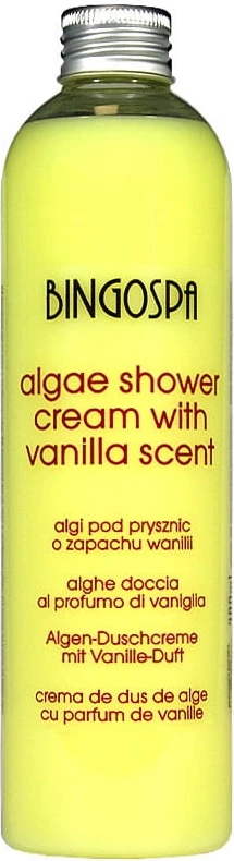 Krem dushi për femra BingoSpa Algae and Vanilla, 300ml