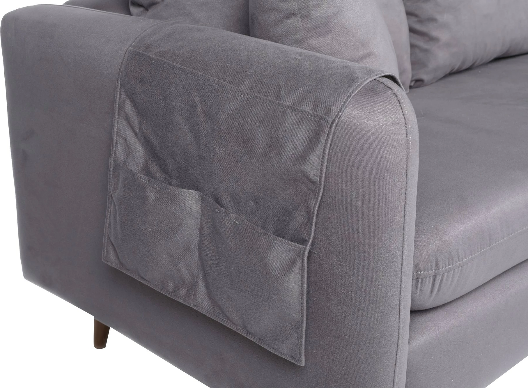 Këndoll sofaje Atelier del Sofa, Sofia kënd i djathtë, ngjyrë gri