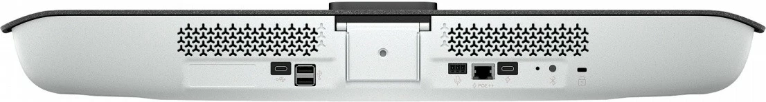 Video bar konferencash POLY Studio V12, 4K Ultra HD, mikrofon i integruar, RJ-45, zi/bardhë