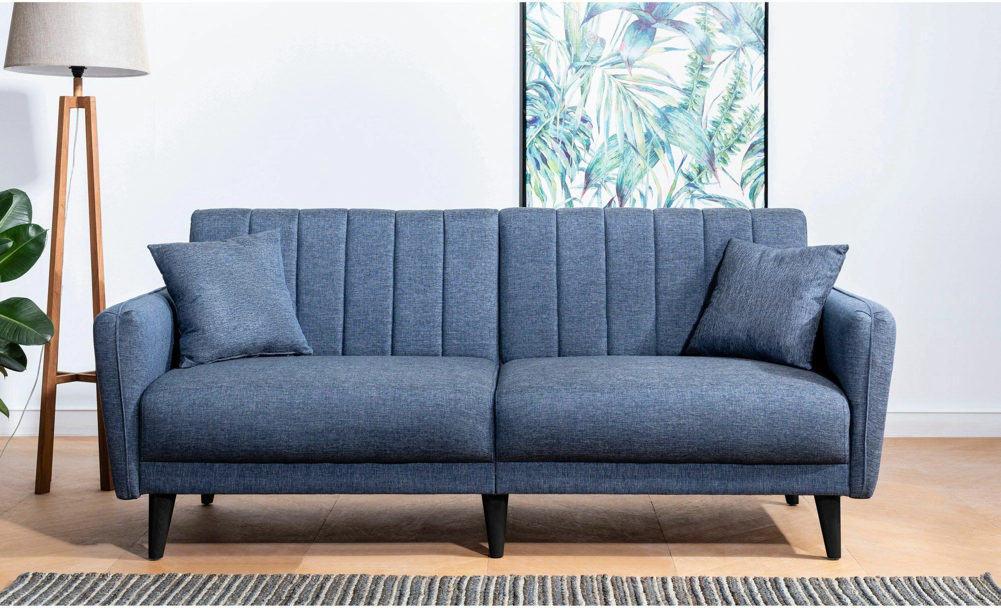 Set divani-krevat Atelier del Sofa, ngjyrë blu e errët, AQUA-TAKIM6-S 1048