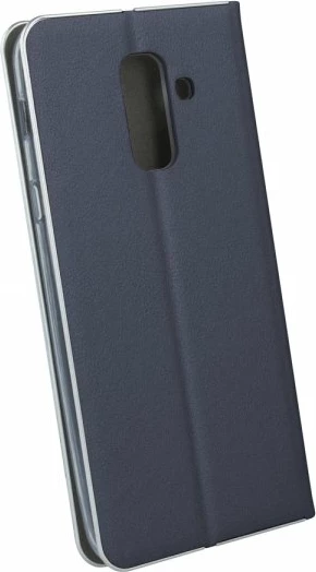 Mbështjellës flip HAVANA Premium 9799 për iPhone 11 Pro Max, me magnet, xhep kartele, blu me skaj argjendtë