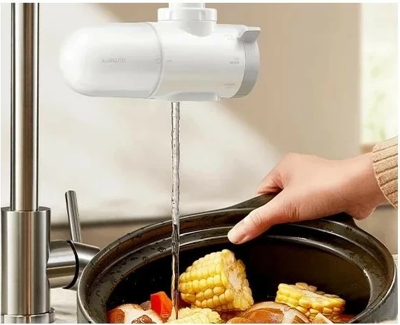 Filtru uji për rubinet Xiaomi Faucet Water Purifier, 5 hapa filtrimi, i bardhë
