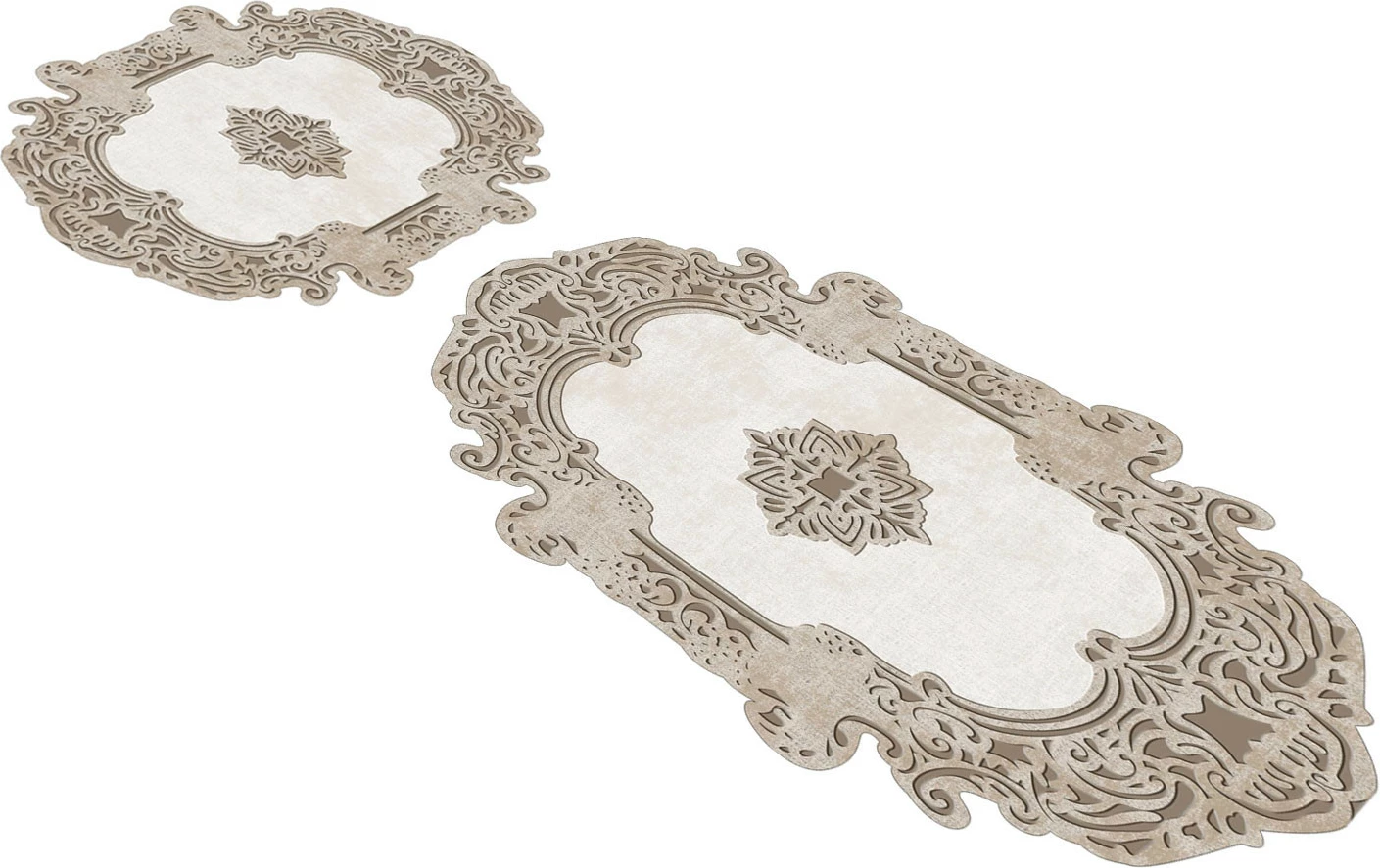 Set tapetash për banjo (2 copë), Mijölnir, krem, 210Fg41715Kr