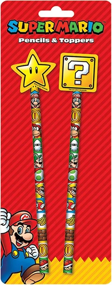 Set lapsash Pyramid International Super Mario Colour Block, me gomë, 2 copë