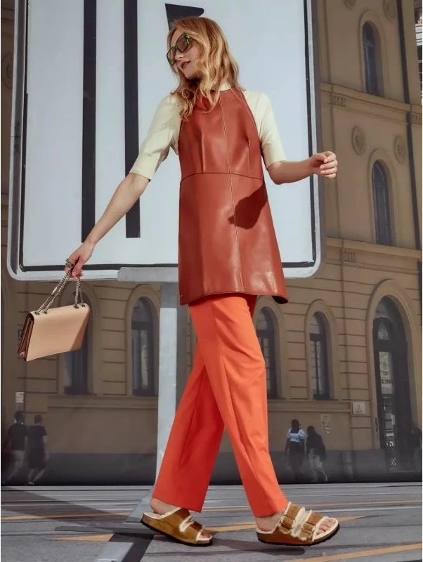 Flip-flop për femra Birkenstock, kafe [Madhësia: 36]