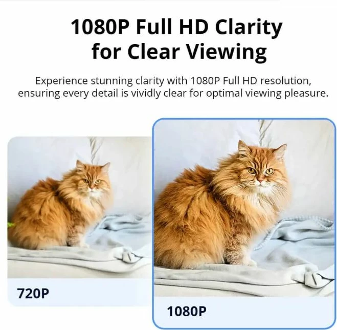 Kamerë sigurie e brendshme Wi-Fi SONOFF CAM-S2 1080P Full HD, zbulim personi AI, night vision, audio dy-drejtimëshe, TF deri 128GB, e bardhë