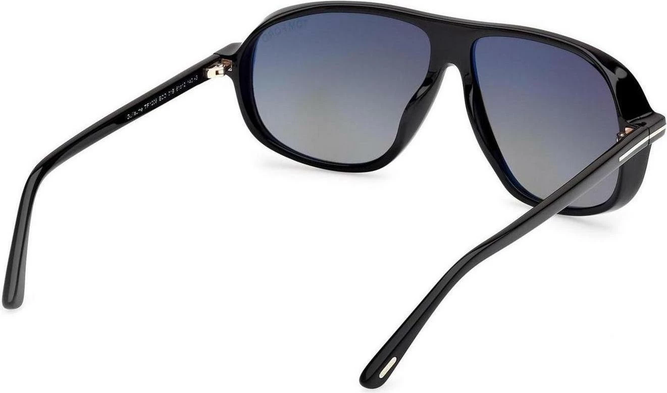 Syze dielli për meshkuj Tom Ford FT1208 01B, të zeza [Ngjyra: 61]