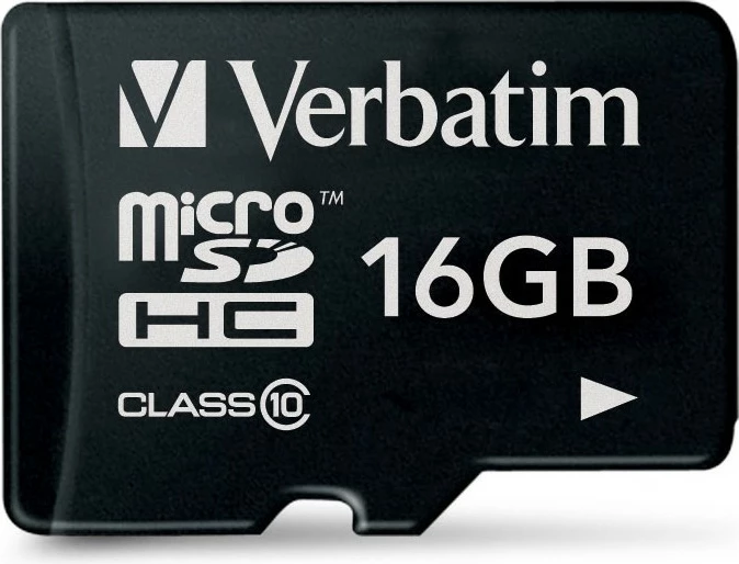 Kartelë MicroSDHC Verbatim 16 GB, Class 10, e zezë