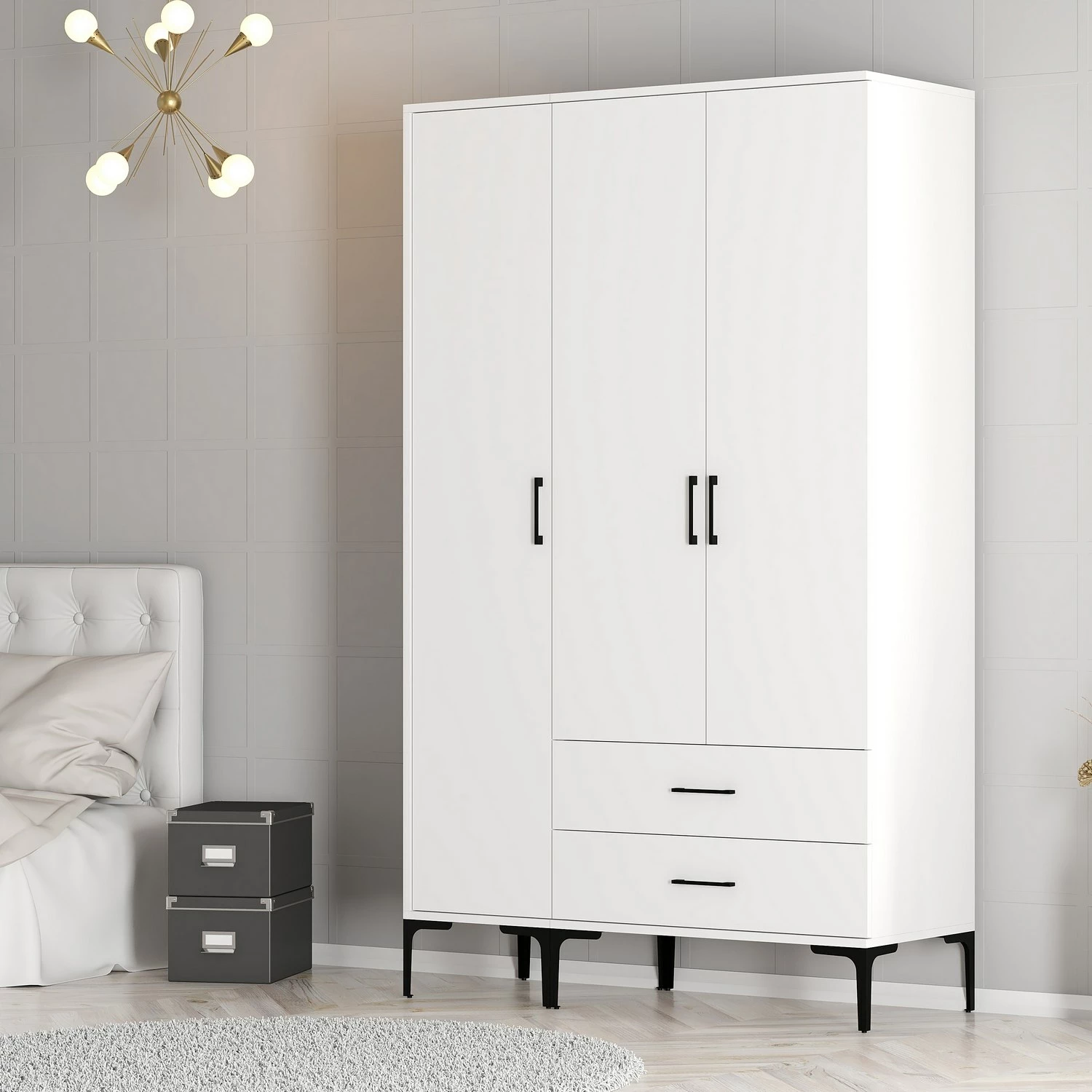 Dollap Skye Decor, Kumsal ST, i bardhë