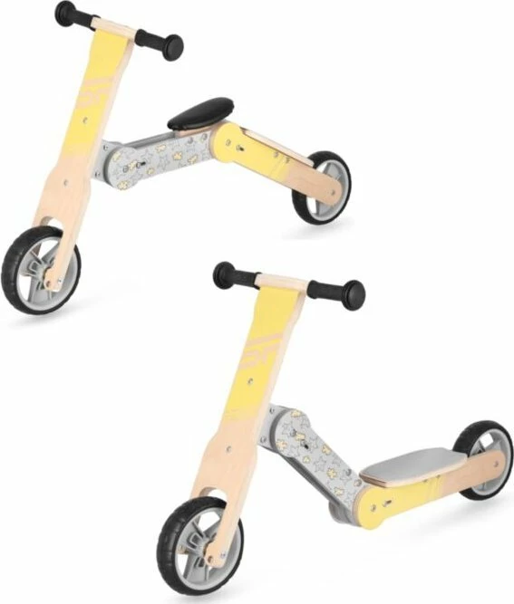 Trotinet 2-n-1 me ulëse Spokey WOO-RIDE MULTI (940907), max 40 kg, bezhë