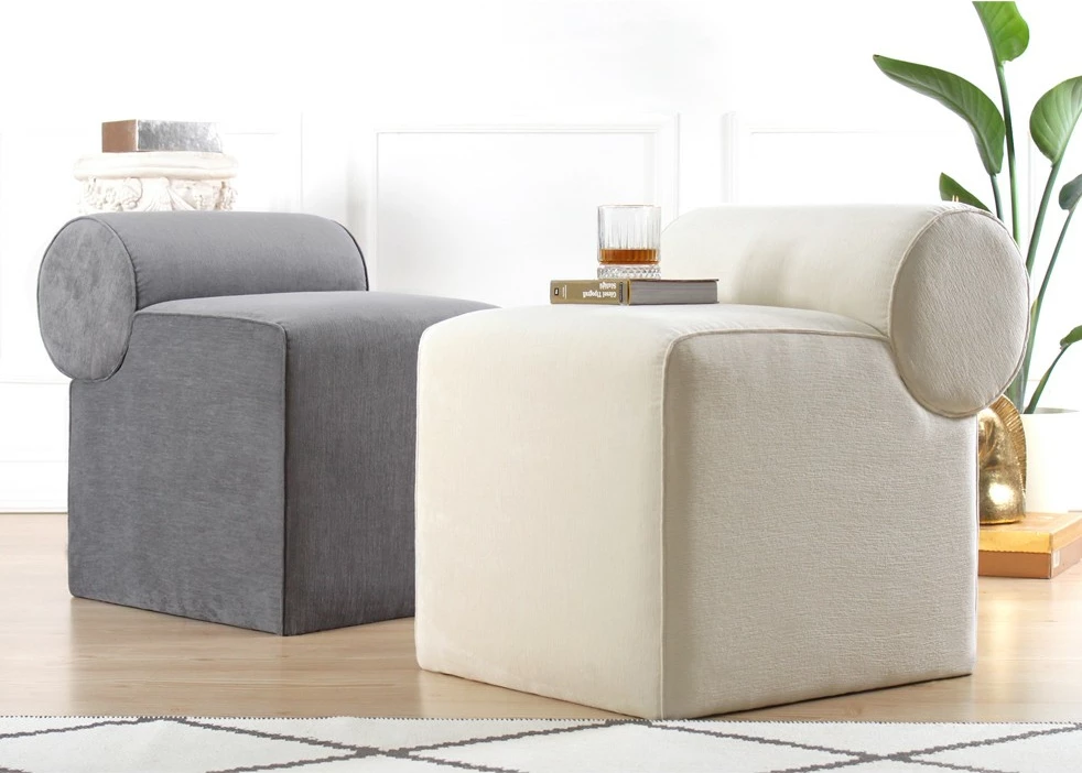 Puf Atelier del Sofa Linburg, krem
