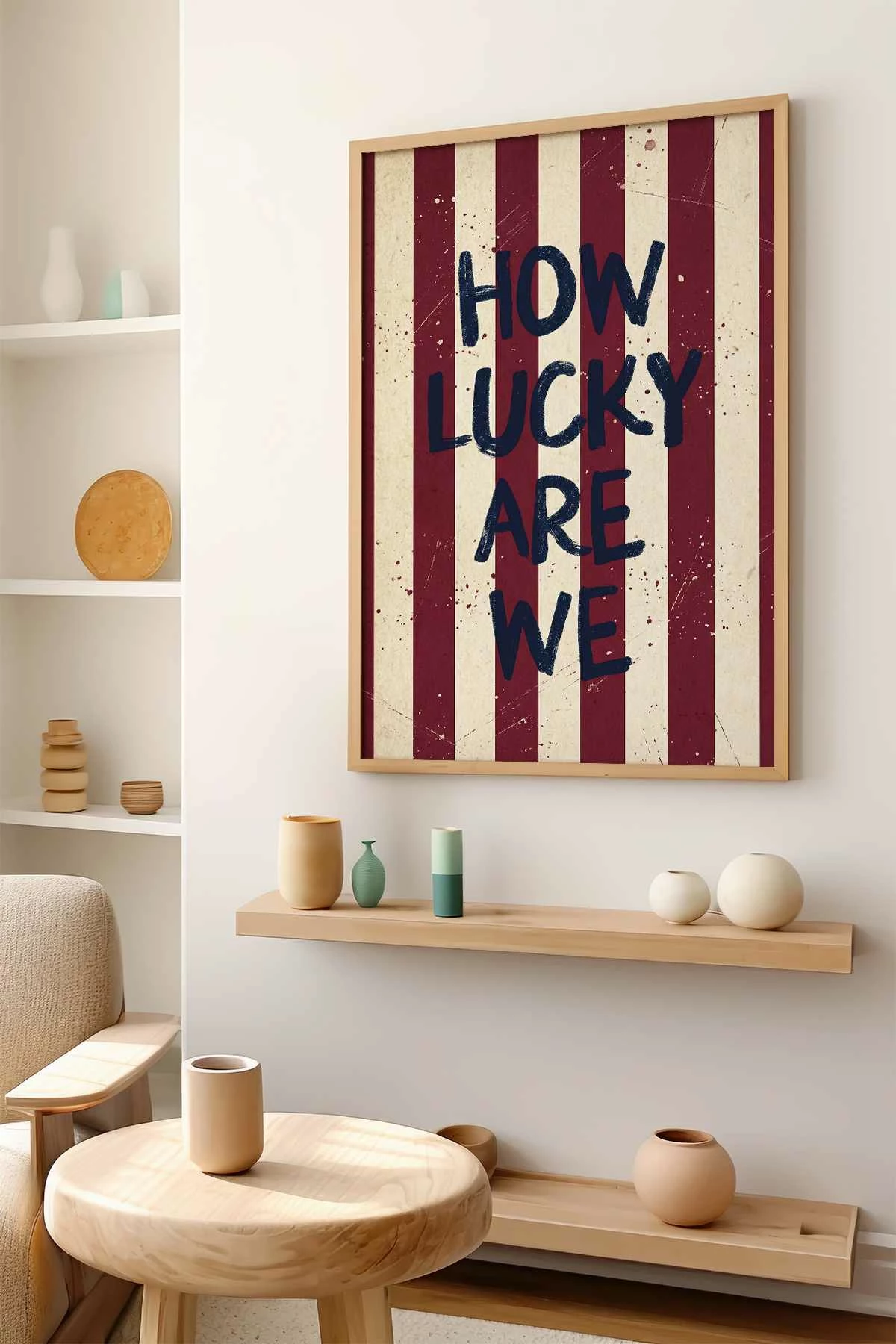 Pikturë dekorative me kornizë, MDF, shumëngjyrëshe, Wallity, Tekartcrvmdf-7, 33x48cm