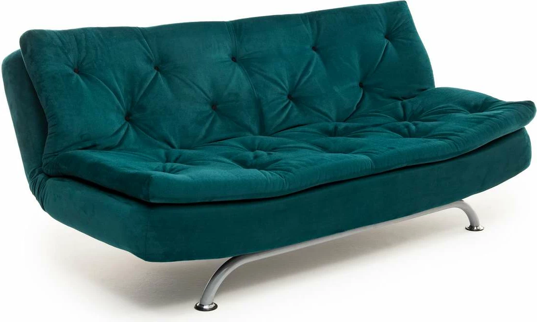 Divan-krevat treshe, ngjyrë jeshile petrol, Rivo