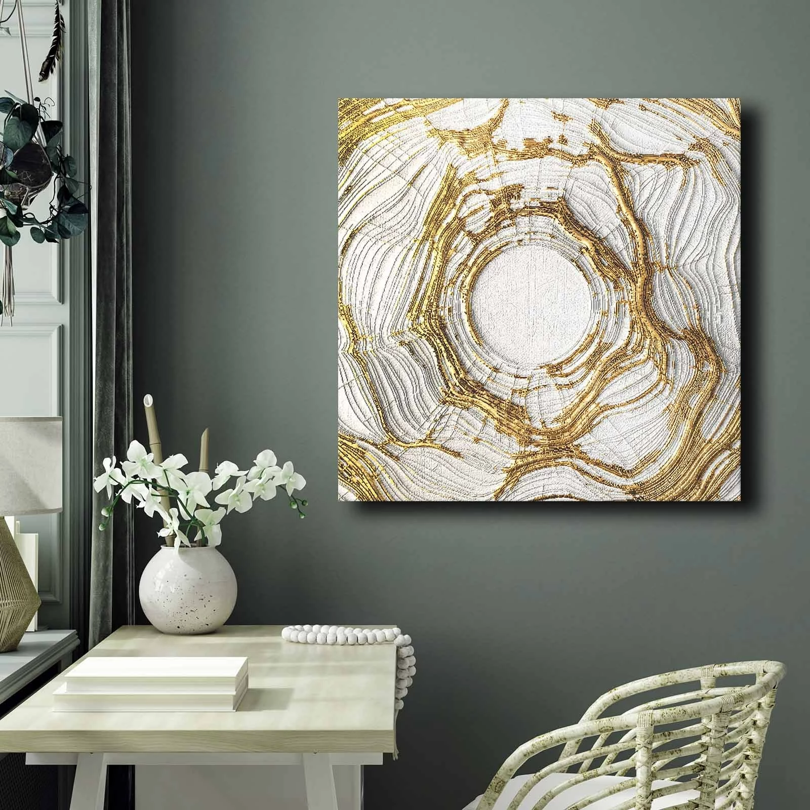 Pikturë dekorative në kanavacë, Wallity 7070GSC-004, shumëngjyrëshe, 70x70cm