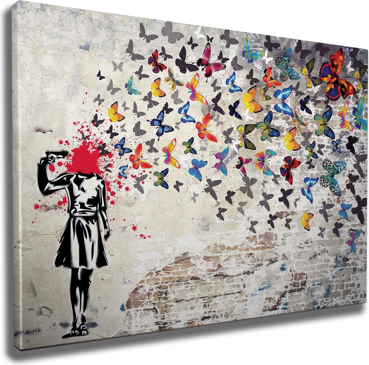 Pikturë dekorative në kanavacë, Wallity WY51, shumëngjyrëshe, 70x100cm