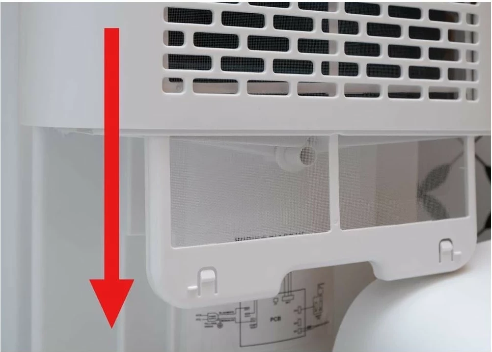 Tharëse ajri Eldom Luxi WiFi OP1131, 25m², bardhë