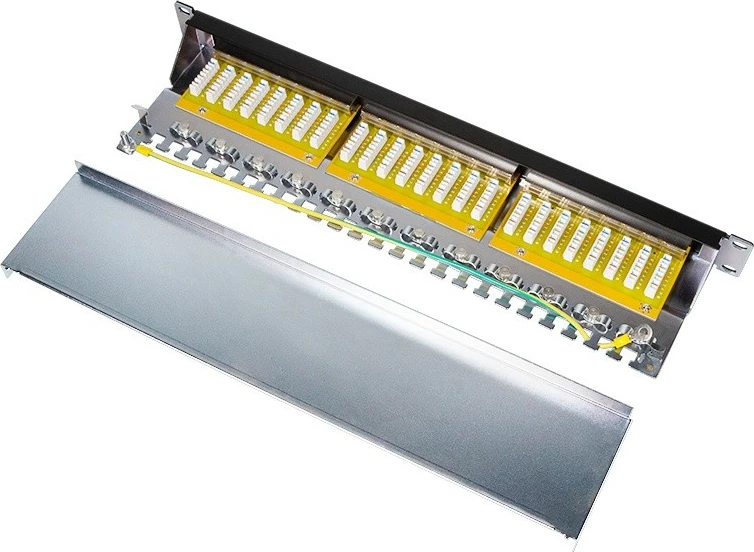 Patchpanel LogiLink NP0048 CAT6 24-port 19\" 1U STP, i zi